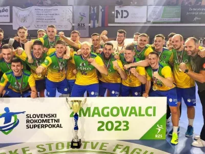 rokomet, celje pivovarna la&scaron;ko, superpokal, Ormož