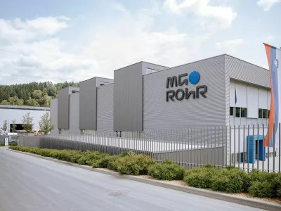 V MG&nbsp;Rohr so novo tovarno dokončali v rekordnem času petih mesecev. F MG Rohr
