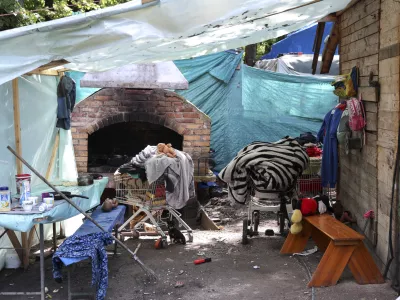 - 07.06.2023 &ndash; Romsko naselje Lepovče v občini Ribnica &ndash; romi - //FOTO: Jaka Gasar