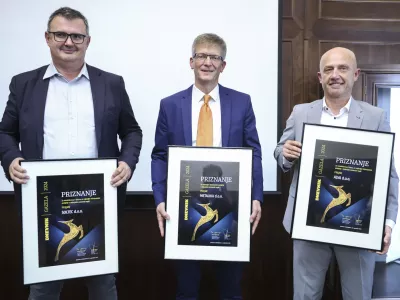 Mirko Požar, Igor Arh, Jure Vi&scaron;ček- 24.09.2024 - izbor dolenjsko-posavske Gazele - grad Mokrice //FOTO: Jaka Gasar