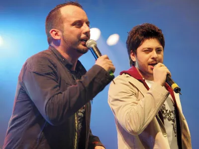 Toni Cetinski (levo) je imel s To&scaron;etom Proeskim poseben odnos. F Pixsell