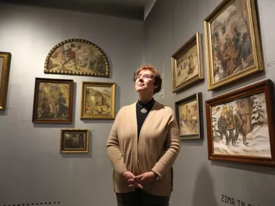 Kustosinja razstave v Slovenskem etnografskem muzeju je dr. Bojana Rogelj &Scaron;kafar. Foto:&nbsp;Tomaž Skale