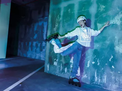 Inovativna kolekcija, ki so jo za mlade ustvarili &scaron;tudenti modnega oblikovanja. Foto: Zavarovalnica Triglav