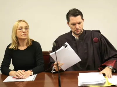 11.11.2024 - sodi&scaron;če, obtožena Alja BrglezFoto: Tomaž Skale