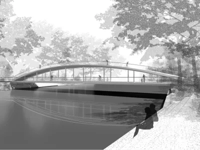 Doživljajski most bi povezal Fužine in &Scaron;tepanjsko naselje. Foto:&nbsp;MOL