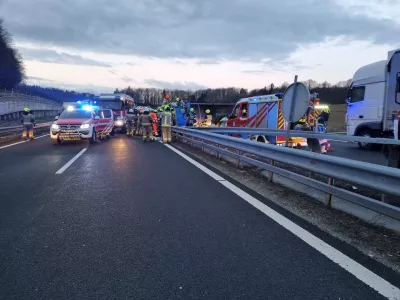 nesreča pomurska avtocesta