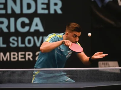 Darko Jorgić <br><br>- 03.11.2022 &ndash; namizni tenis &ndash; mednarodni turnir WTT Contender v Novi Gorici - odprto prvenstvo Slovenije -<br><br> <br><br>//FOTO: Nik Erik Neubauer