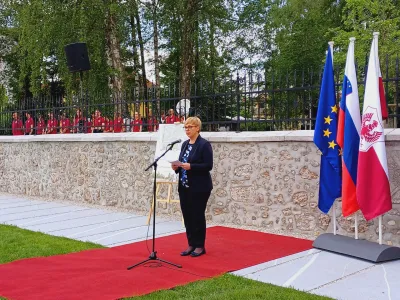 Slavnostni nagovor je imela predsednica Republike Slovenije Nata&scaron;a Pirc Musar, ki je tudi častna pokroviteljica projekta.