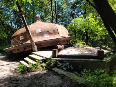 Po&scaron;kodovani paviljon pri hotelu Bellevue Foto: STA&nbsp;